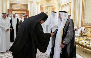 Архимандрит Александр поздравил правителя эмирата Шарджа шейха Султана бин Мухаммада Аль Касими с праздником Ид аль-Фитр. 