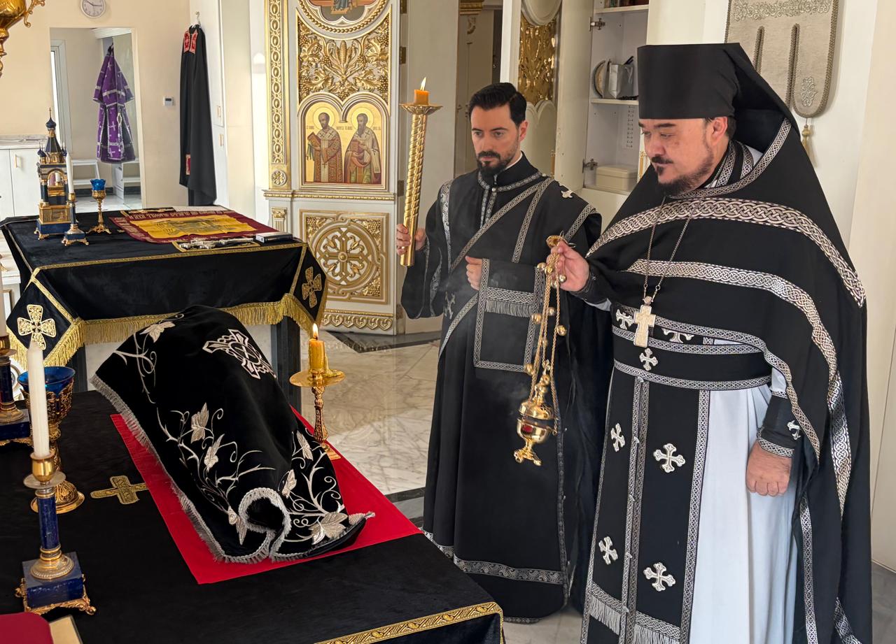 Литургия Преждеосвященных Даров в пятницу четвертой седмицы Великого поста.  
