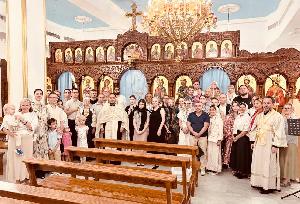 В праздник Преображения Господня в эмирате Абу-Даби прошло богослужение.