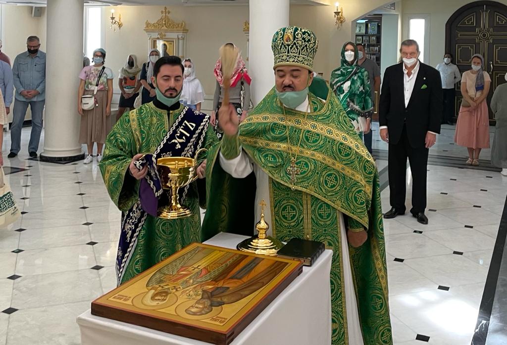 День памяти преподобного Саввы  Крыпецкого и освящение новой храмовой иконы.