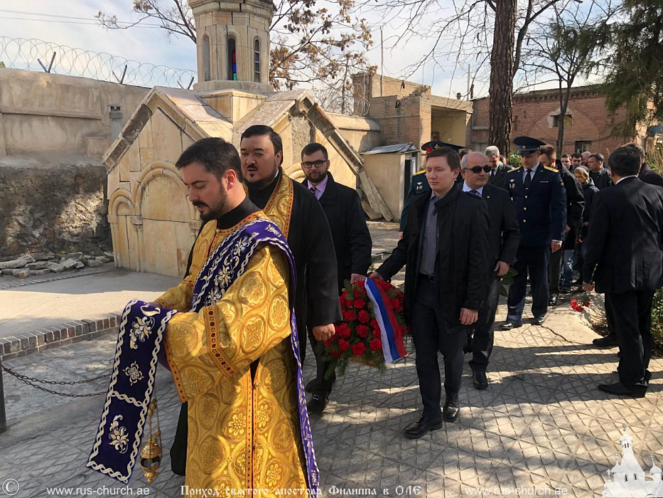 В Иране архимандрит Александр совершил панихиды на могилах советских воинов.